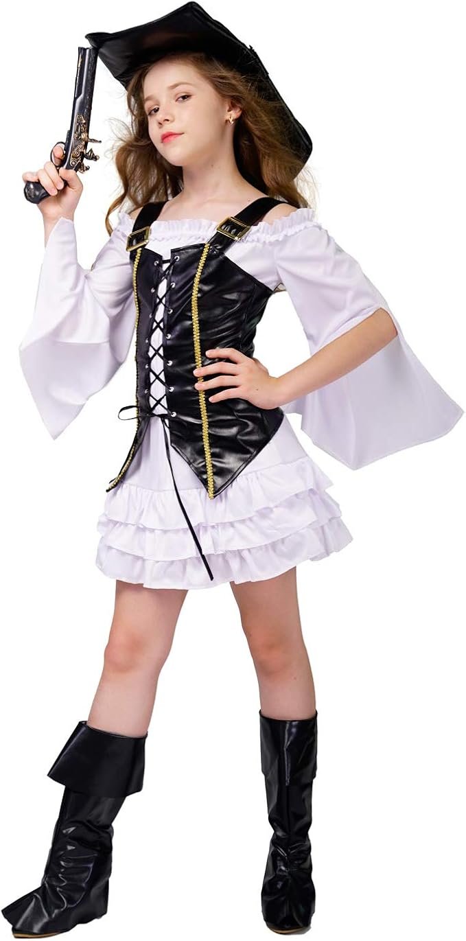 Kid's Girl Pirate Halloween Costume