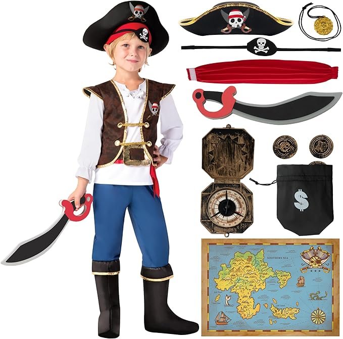 Pirate Costume for Kids, Boys