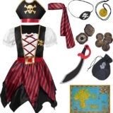 Kid's Girl Pirate Halloween Costume
