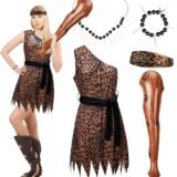 Leopard Print Cave Woman Costume