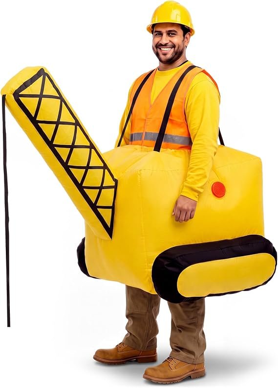 Construction Crane Costume for Adults