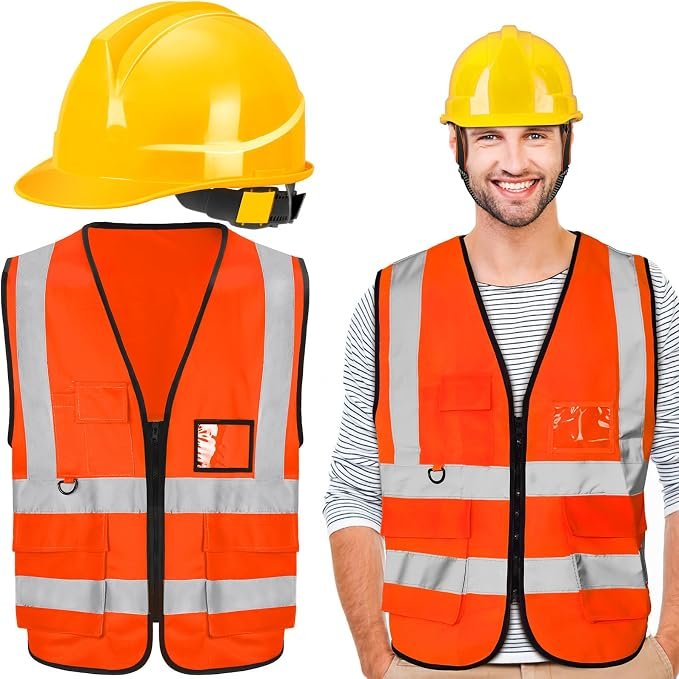 2PC Hard Hat Safety Vest