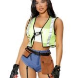 Sexy Under Construction Women's Costume