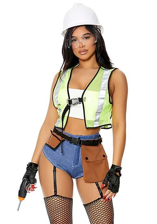 Sexy Under Construction Women's Costume